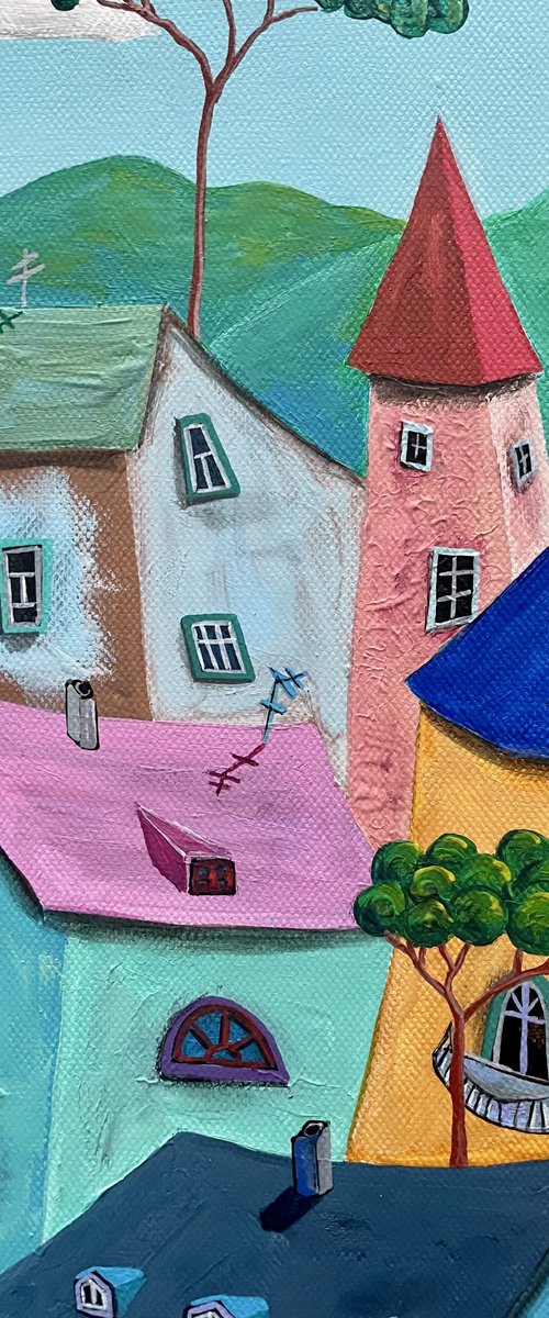 Small town by Ashot Petrosyan