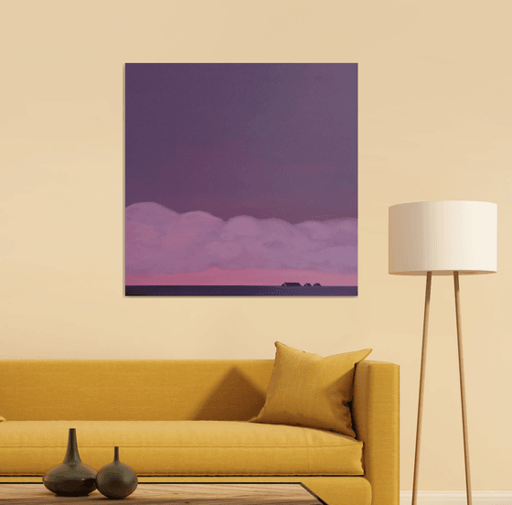 Purple sky, purple morning