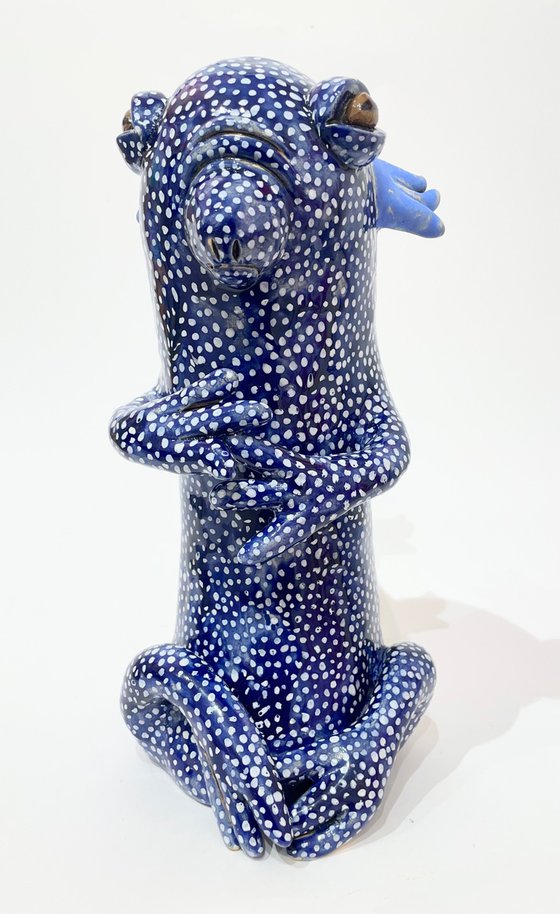 Dotted Blue Sweet Creation