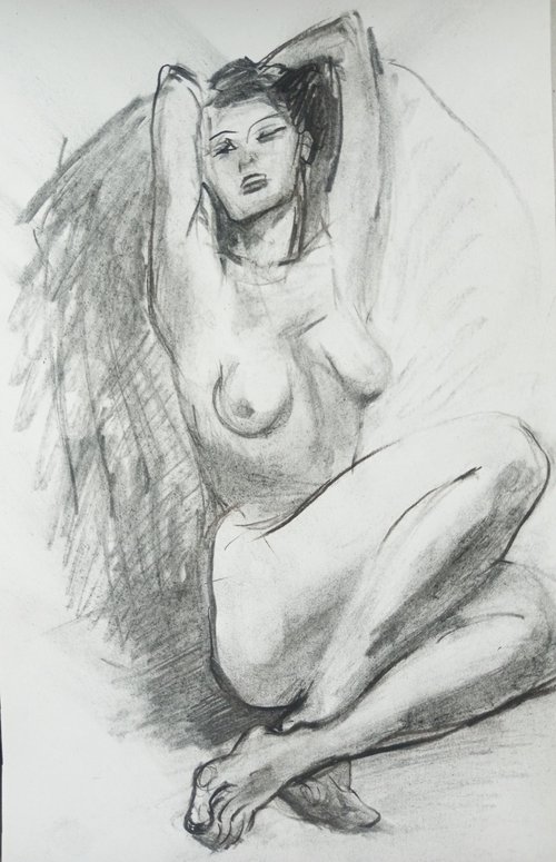 Nude sketch 02-24-1 by Oxana Raduga