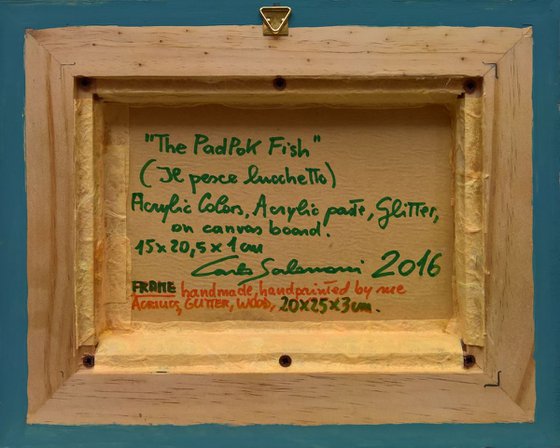 THE PADLOK FISH - ( framed )