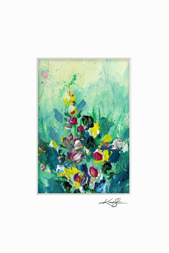 Lost In The Meadow Collection 2 - 3 Floral Paintings by Kathy Morton Stanion