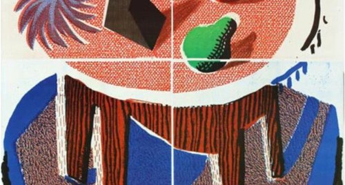 Artwork by David Hockney