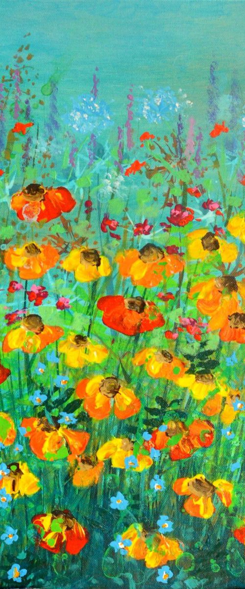 Late Summer Garden by Lisa Mann