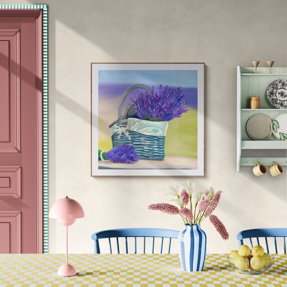 Lavender Basket