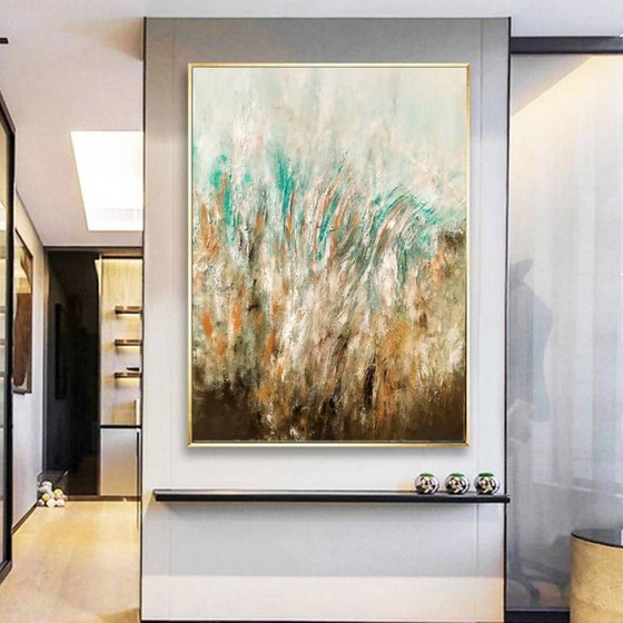 Land 70x100cm Abstract Textured Painting