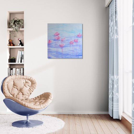 Lilies in Morning Light