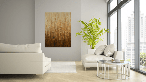 Golden Wheat - Abstract Wheat Field
