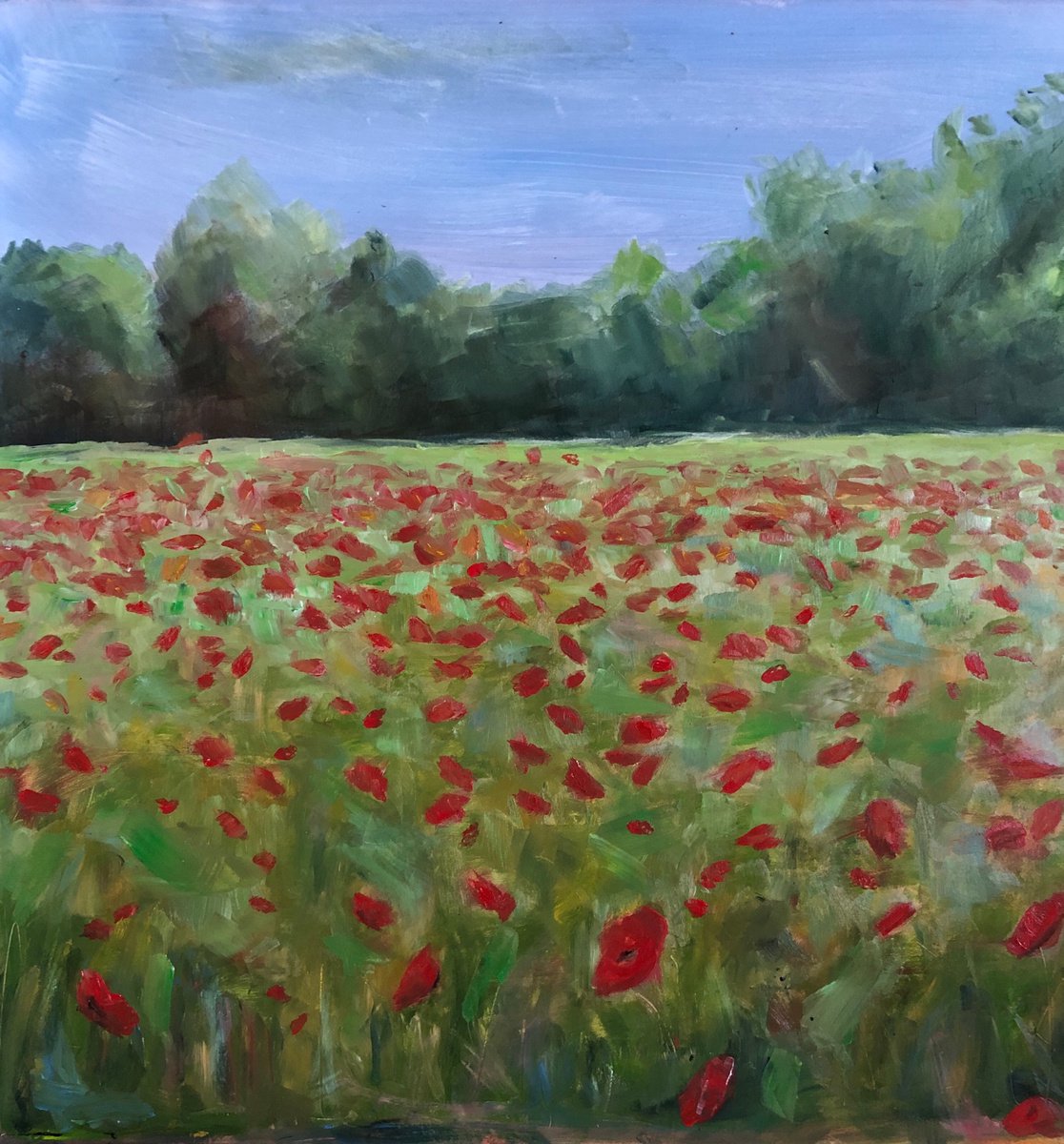 Poppy Field I by Roz Howling