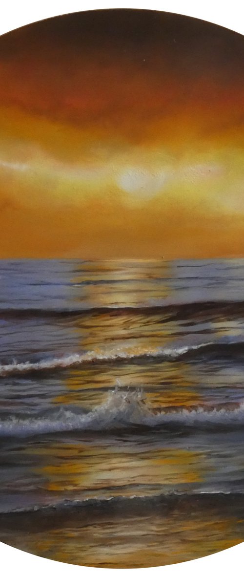 Speranza per un nuovo giorno - Italian sunset seascape by Gianluca Cremonesi