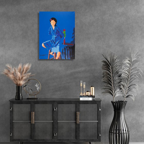 Portrait in Blue