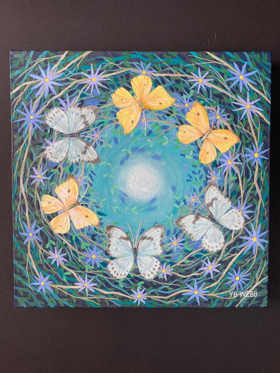Butterflies and Daisies 2