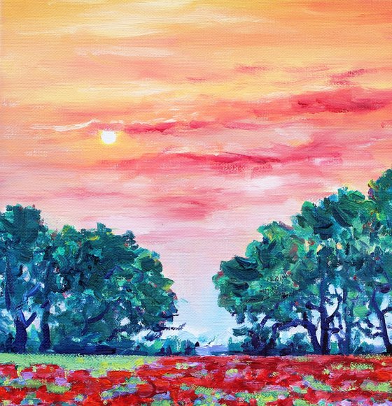 Evening Poppies