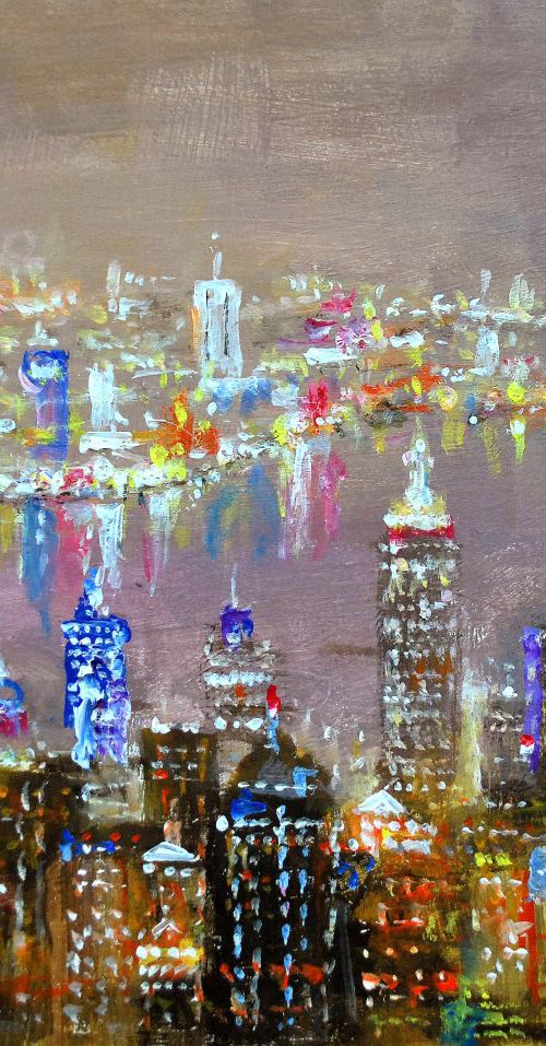 New York in night7 by Vishalandra Dakur