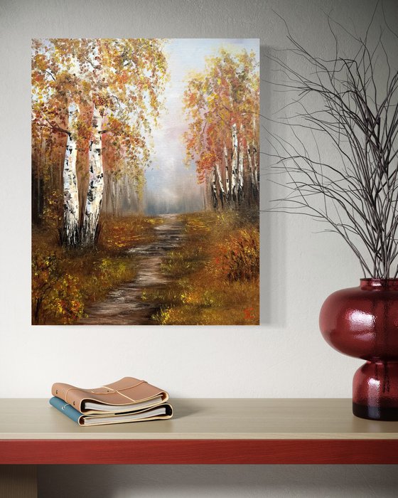 Golden Birches