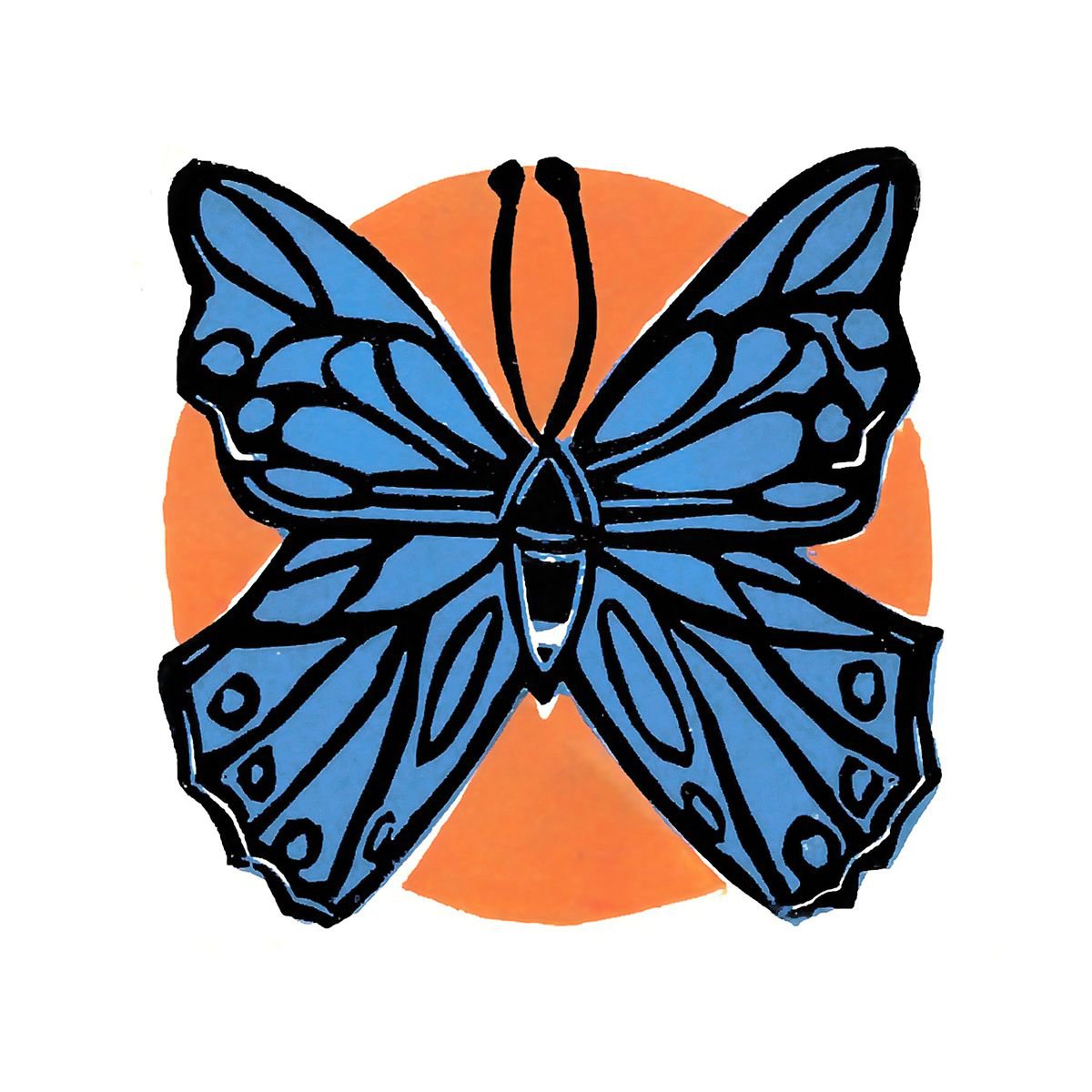 Blue Butterfly by Kirstie Dedman