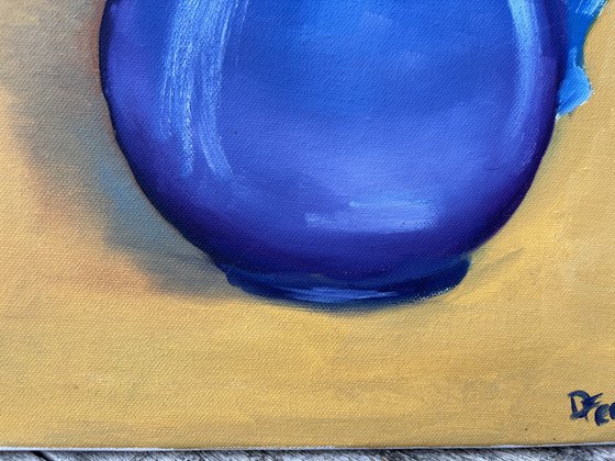 Still life with the blue jug