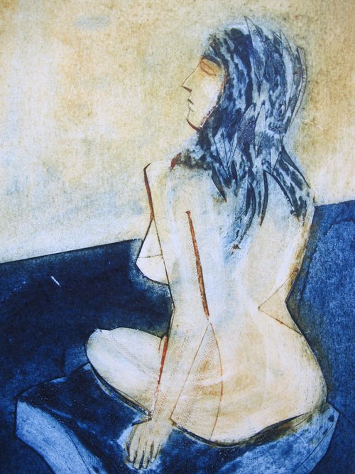 Sitting Nude by Catherine O’Neill