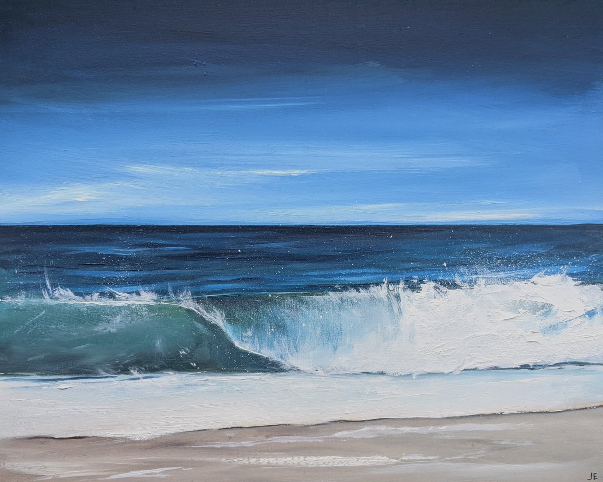 Crashing waves #1 by Jo Earl