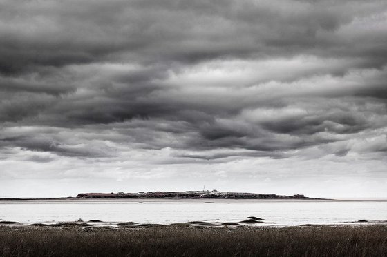 Storm clouds over Hilbre Island