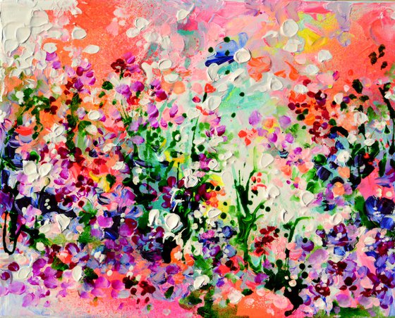 Abstract Flower Field