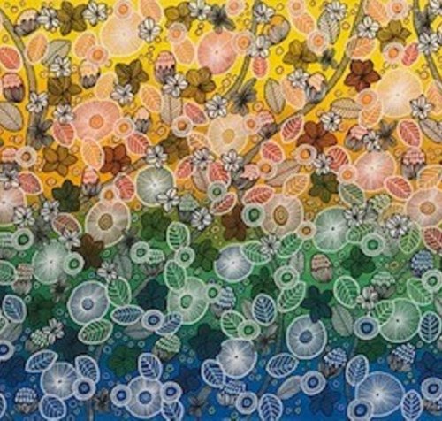 Coloured Blooms - CZ20016 by Carol Zsolt