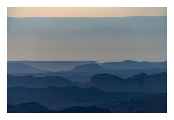 Sunrise over Ramon crater #5 | Limited Edition Fine Art Print 1 of 10 | 60 x 40 cm