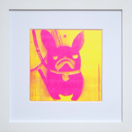 'Rhubarb' French Bulldog (small framed artists proof)