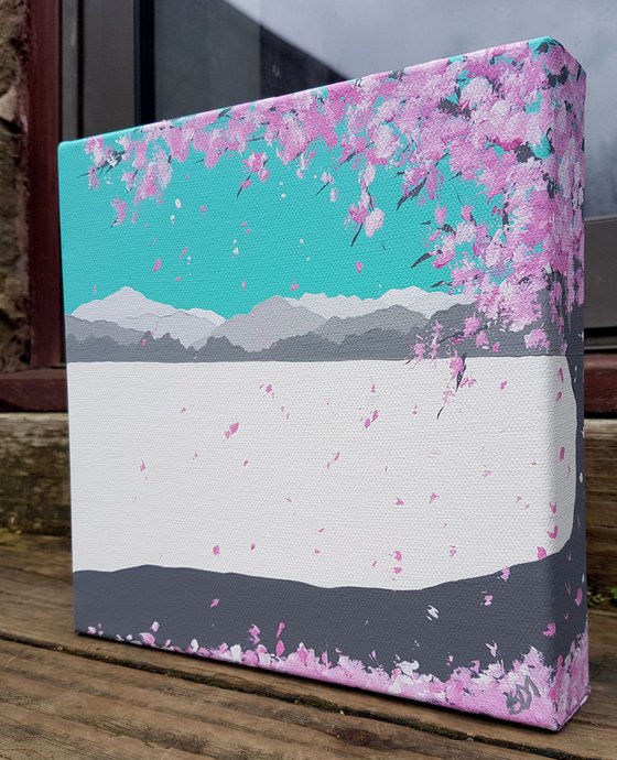 Cherry Blossom in Ambleside, The Lake District