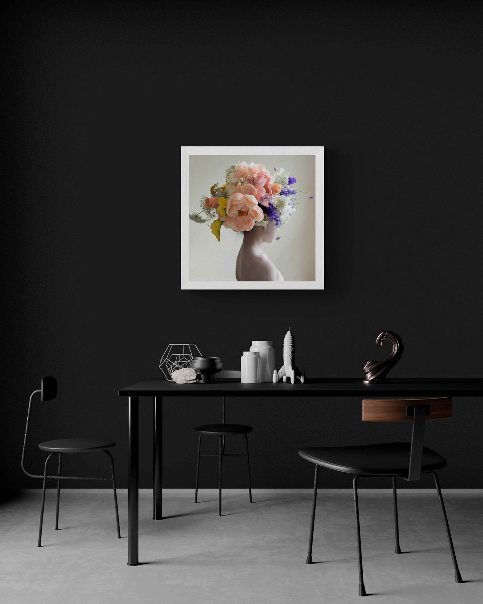 Portrait Photograph By Ziesook You, 30 X 30", Scent Of Broq-Pa 05142020, Original Artwork