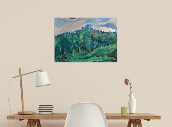 Forest. Gouache on paper. 61 x 43 cm