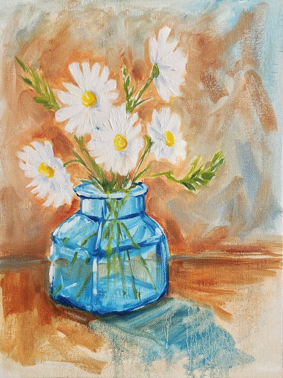 "Glowing in the Sunshine" - Daisies - Flowers