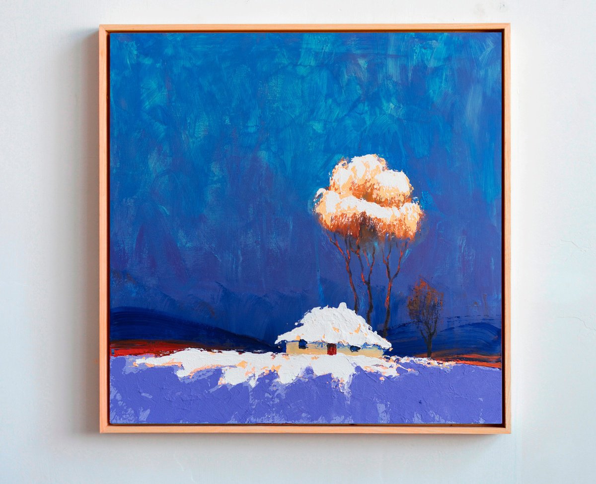  Hidden Beneath Snow By Bohdan Katolyk, 22 X 22, Artwork For Sale On Artfinder