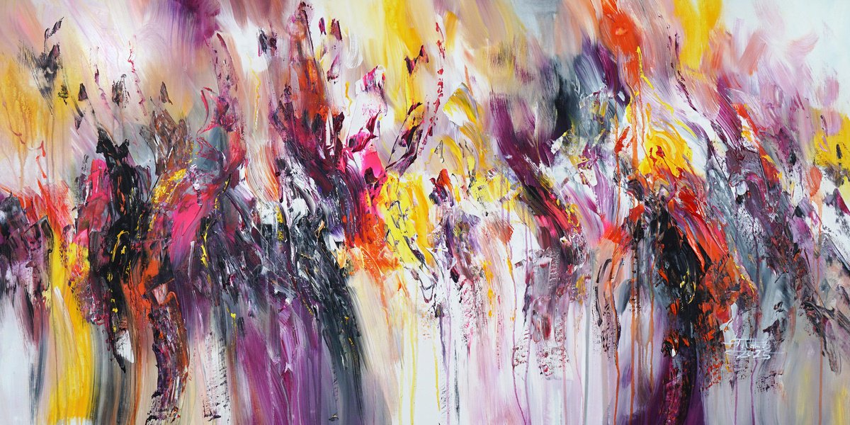 Emotional Symphony E 1 By Peter Nottrott, 79 X 39, Artwork For Sale On Artfinder