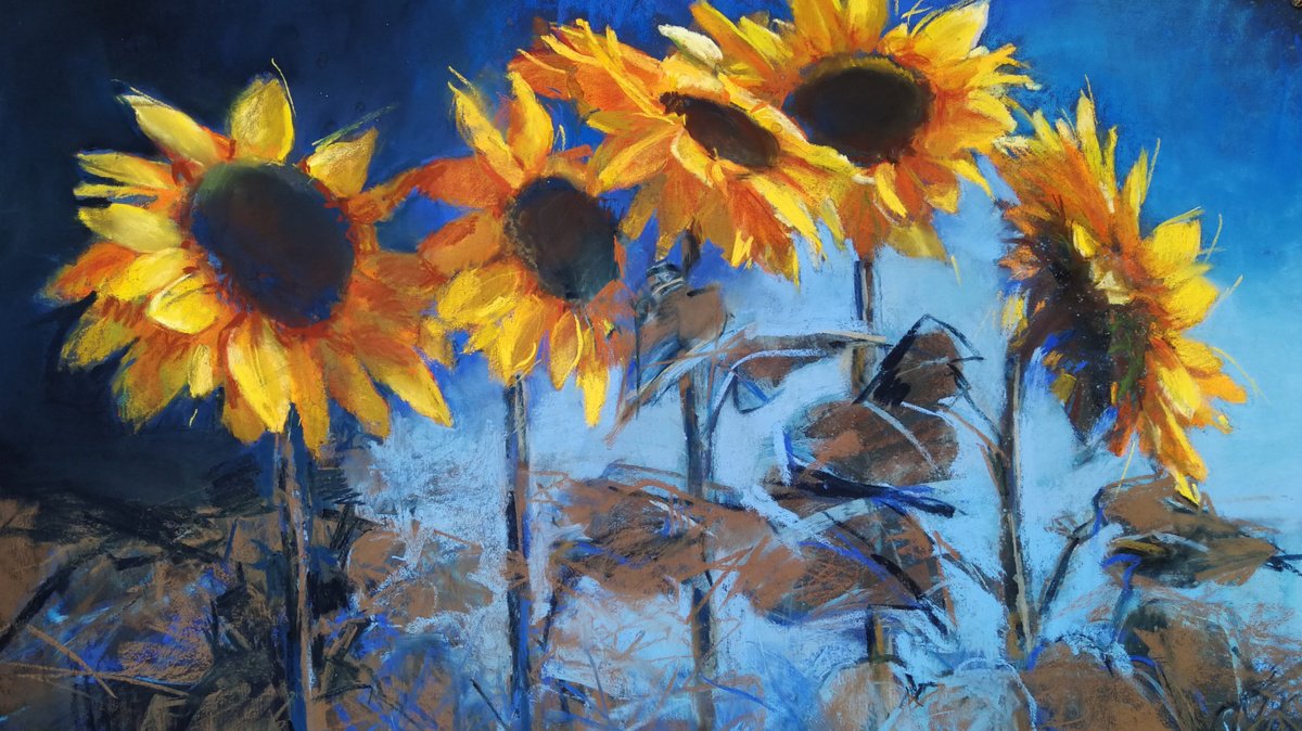 Sunflowers 3`23 (For Ukraine) by Silja Salmistu