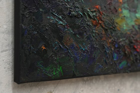 Mysterious Night over the river