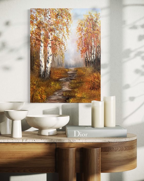 Golden Birches