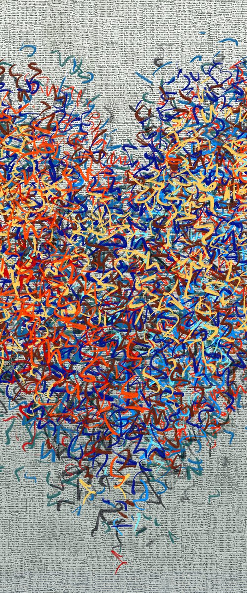 The Sixth Optimist 102 x 102cm by George Hall
