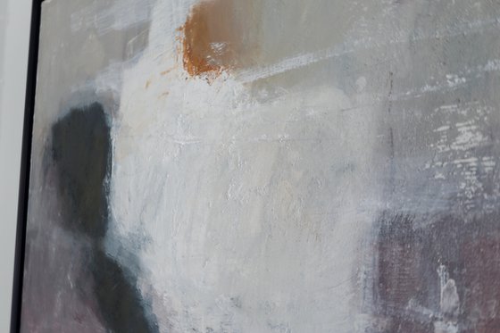 Raw white Dark Pearly Diptych