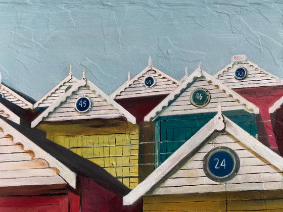 Seaside Beach Huts, Essex