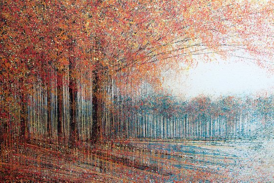 Autumn Trees At The Forest Edge