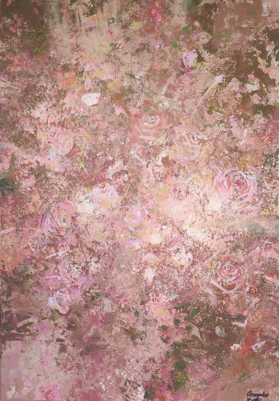 Among the roses