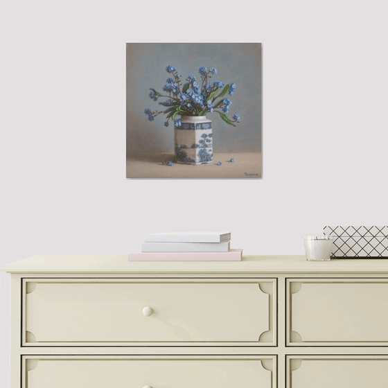 Still life: Allure of blue