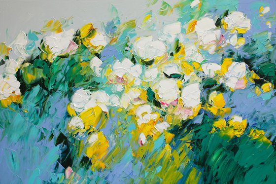 white flowers