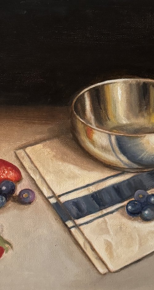 Still Life with Berries and Bowl by Priyanka Singh