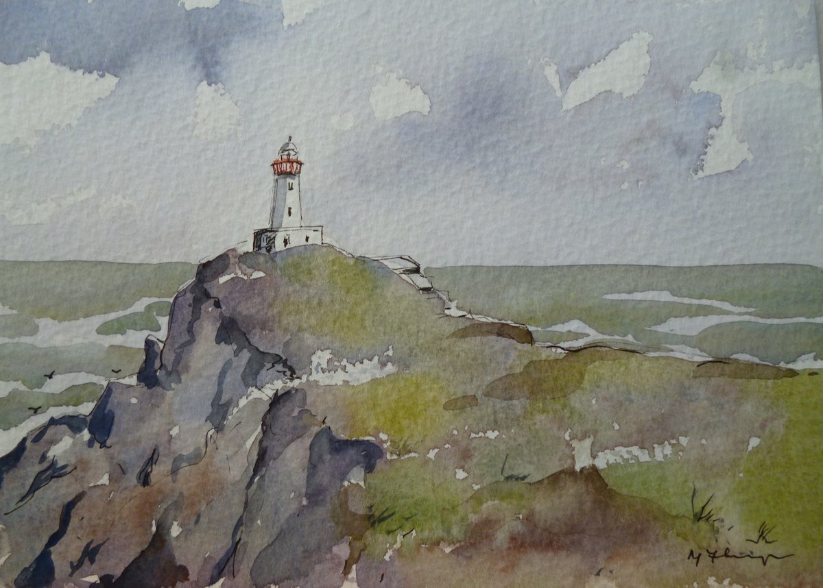 Bailey Lighthouse by Maire Flanagan