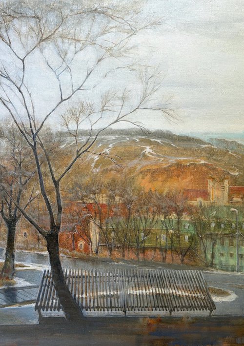 Bird Over the City by Alexander Levich