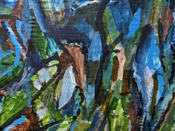 Greenish blue