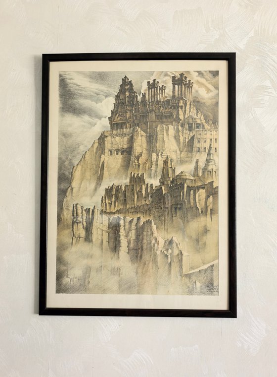 The Rock City. Architectural fantasy