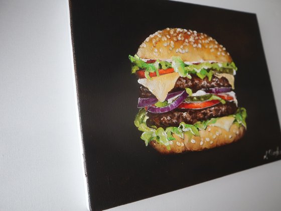 Burger Painting Realism